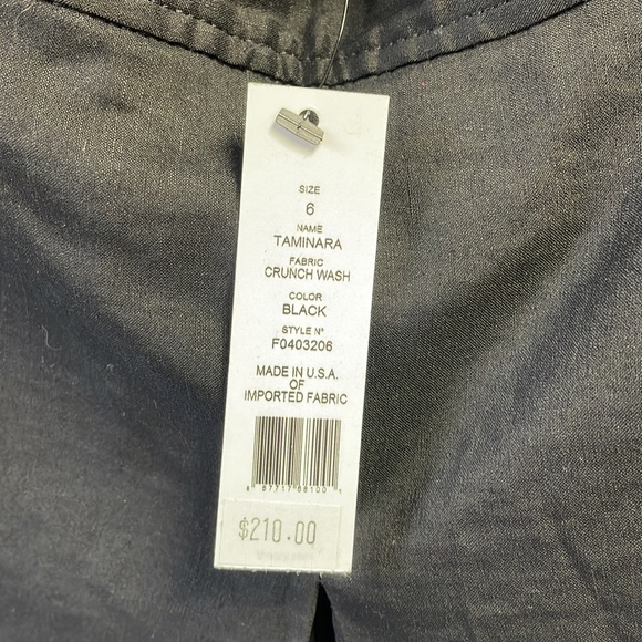 theory black taminara shorts size 6 - Picture 4 of 10